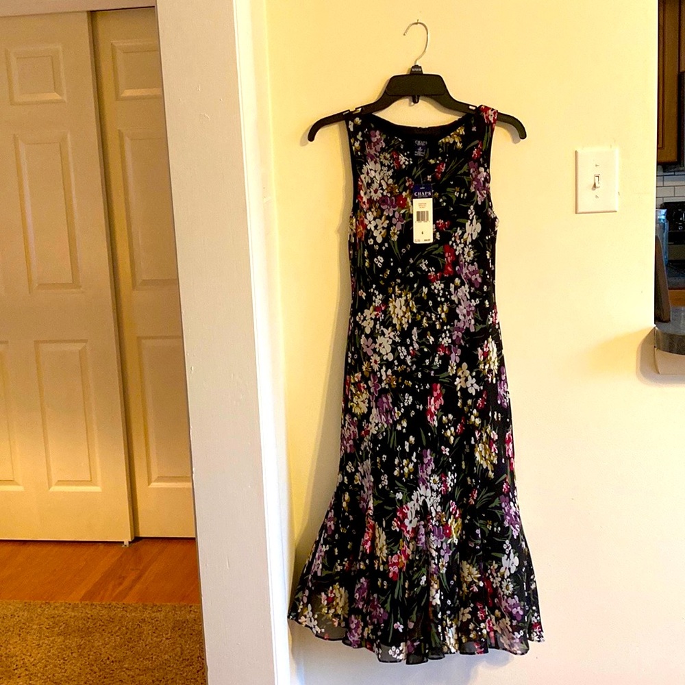Beautiful black, floral dress - BRAND NEW!!